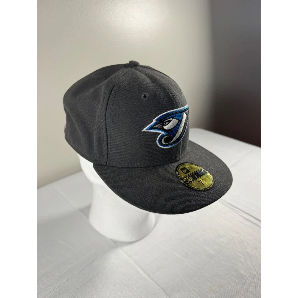 New Era 59FIFTY Toronto Blue Jays Hat Black Fitted 7 1/8 Count Up MLB Baseball